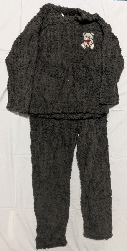 New: Size L Women's - Pajama Set - Stitched Bear