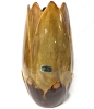 Gorgeous MCM Mid Century Modern SEEWEI Art Pottery Canada Large Drip Glaze Tulip Vase #82 with Original Sticker | 13.75" Tall