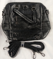 New Balidaishuroo Leather Like Purse. Base Measures 11" Wide.