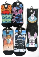 5 New Pairs Size Small to XL Unisex OUTWAY Socks : 3 Pairs Ankle Socks, 1 Pairs Crew Socks | $94 Retail Value!