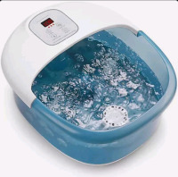 New | GASKY Foot Spa Massager with Heat, Bubbles, Vibration,14 Massage Rollers | Model# F-Bath-88