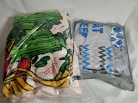 2 New | Throw Blankets | See Pictures For Design | Largest Measures 53x50"