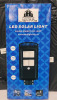 5 New Home & Lighting Outdoor LED Solar Lights w/Remotes . Motion Sensor Brightness , 14000LM (100watts) , 6500k , Shine Angle 180&deg; . Each Light measures 19 3/4"&times;8 3/4" - 2