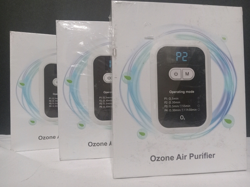 3 New | Ozone Purifiers w/ 4 Settings
