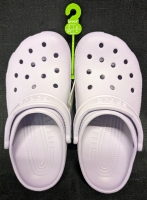 New: Size J4 Kids - Crocs Classic Clog - Lavender - Retails For 50$