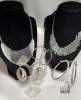 2 Statement Necklaces 3 Statement Pierced Earrings