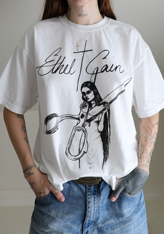 New Size Large Women's ETHEL CAIN Preacher's Daughter Reissue T-Shirt by Pervert | Retails for Over $50!