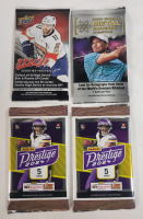 NFL Football , NHL Hockey & Multi-Sport Sealed Trading Card Wax Packs . Upper Deck , Sky Box & Panini