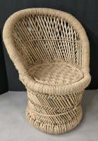 New Kid's Bamboo Woven Chair 20" Tall