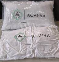 2 New Acanva Pillows 26"L by 16"W
