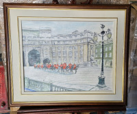Framed Painting on Board Signed Charles Cavanagh 26.75" by 22.75"
