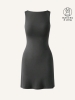 New Size Large Women's OGL Cooling Open Back Brami Mini Dress - Blue Charcoal | Retails Over $60