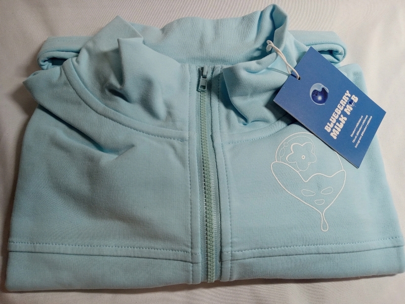 New | Size S Women's Blueberry Milk Mob Collared Sweater