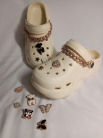 New | Size 37-38 Women's Blinged out Platform Clogs
