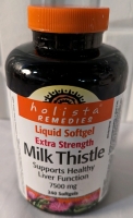 New Holista Remedies 7500mg Milk Thistle. 240 softgels.