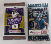 NFL Football , NHL Hockey & MLB Baseball Sealed Trading Card Wax Packs . Upper Deck , Score & Panini - 2