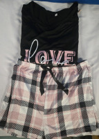 2Pcs New | Medium Womens PJ Set " Love "