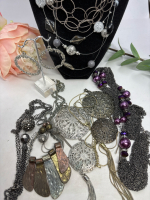 7 Lovely Fashion Forward Necklaces Sparkling Large Hoop Earrings