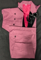 New: Size M Men's - Pink Suit Combo - Blazer, Pants, Vest, Bowtie