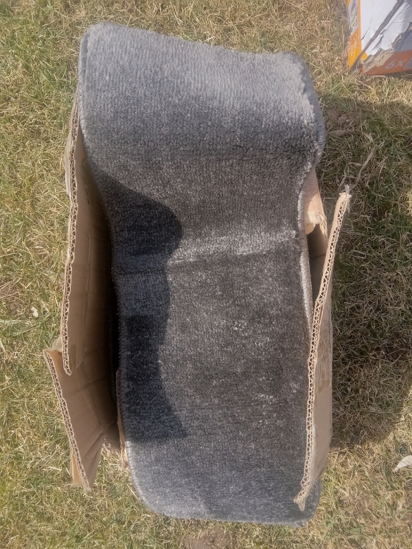 13 As New | Carpet Samples Great for Hone Projects | 8.5x26" Color: Charcoal