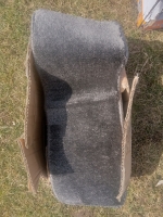 13 As New | Carpet Samples Great for Hone Projects | 8.5x26" Color: Charcoal