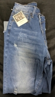 New: Size 1XL - Blue Ripped Jeans