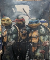 New: Teenage Mutant Ninja Turtles Fluffy Blanket - 65" x 50"
