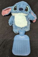 New: Stitch (From Lilo and Sitch) Heated Water Bottle and Holder - Stuffed Animal Stitch With Pocket For Heated Water Bottle