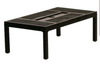 New | Sofi- Rectangular Patio Table W/ Pop Up Sides & Ice Bucket Middle |* Retails $400+ *