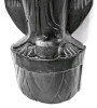 Fantastic Large Hand-Carved Freestanding Wooden Buddha Statue - 39.5" Tall - 3
