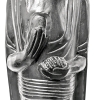 Fantastic Large Hand-Carved Freestanding Wooden Buddha Statue - 39.5" Tall - 4