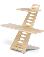 New | Harmoni Wooden Standing Desk W Adjustable Height Options