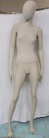 6ft Female Store Mannequin w/Movable Arms & Head . Not Free Standing , Will Need Base . Minor Wear from Store Display Use .