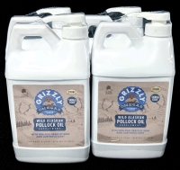 4 New GRIZZLY OMEGAS Wild Alaskan Pollock Oil Supplements for Dogs & Cats - 1893ml ea | BB 03/11/2025