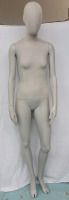 Bonaveri 6ft Female Store Mannequin w/Movable Arms , Hands & Head . Not Free Standing , Will Need Base . Minor Wear from Store Display Use .