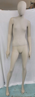 6ft Female Store Mannequin w/Movable Arms , Hands & Head . Not Free Standing , Will Need Base . Minor Wear from Store Display Use .