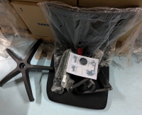 As New - Rolling Office Chair - All Pieces Appear Present on First Inspection. Online Return. NO instruction Manual Included.