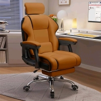 New HDHNBA Executive Computer Chair, Adjustable Angle, Ergonomic Adjustable Height PU Leather Chair. Retails for 259.99