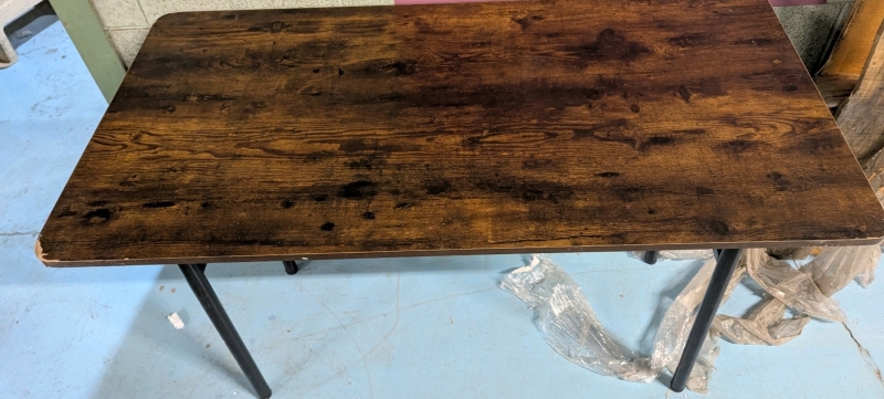 New - With Damage - Pop Up Desk. 47.5" by 24" by 29"