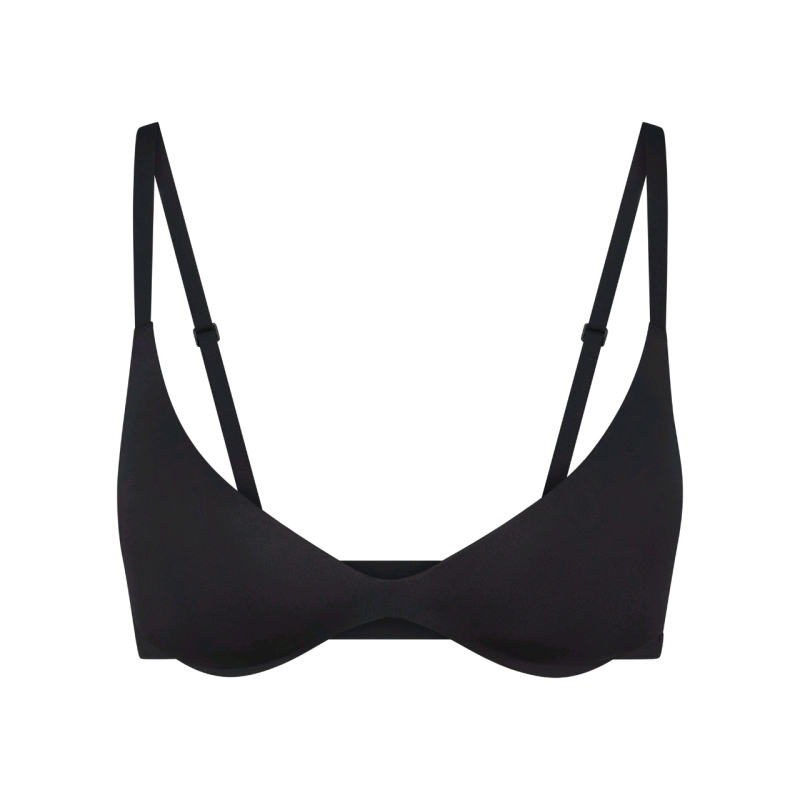 New Size 38D Women's SKIMS Wireless Form Super Push-Up Bra : Onyx | Retails Over $90!