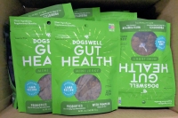 32 New DogsWell GUT HEALTH Lamb Mini Jerky Dog Treats - 113g ea | BB 02/04/2025
