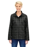 New Size Medium North End Women's Locale Lightweight City Plaid Jacket