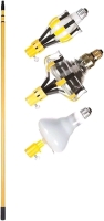 New BAYCO LBC-600SDL8 Light Bulb Changer Kit with 11' 3-Section 4 Piece Set