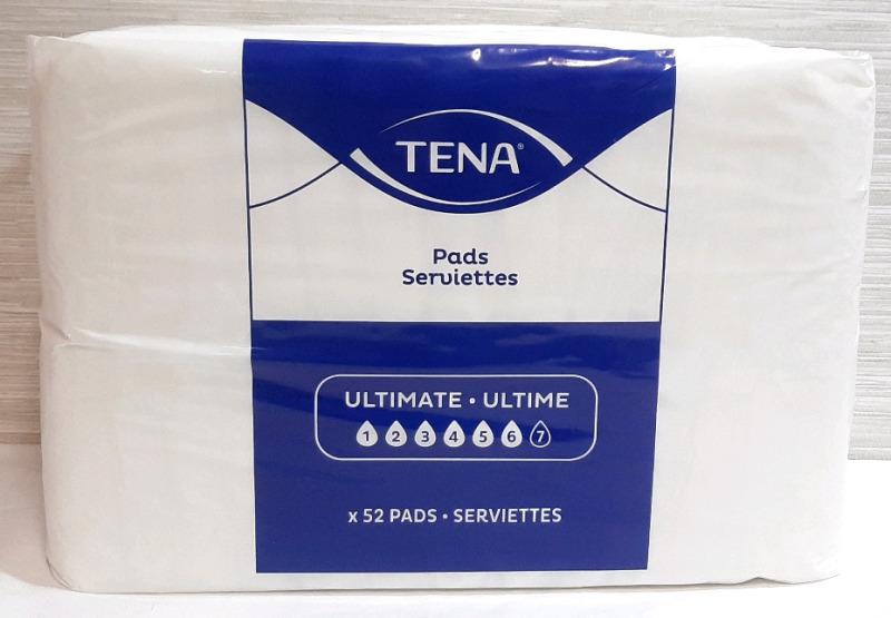 New Pack of Tena Ultimate Pads (52pcs)