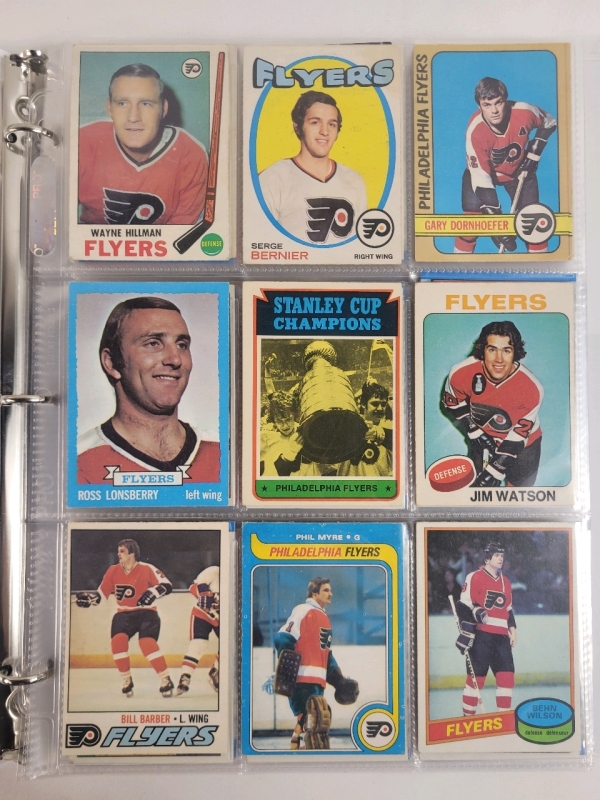 1969 - 2023 Philadelphia Flyers NHL Hockey Trading Card Singles . 178 Trading Cards