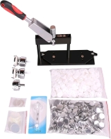 New - Badge Plant CO-Z 1" 25mm Button Badge Maker Machine + 600 Button Sets + 25mm Molds + Circle Cutter, DIY Personalized Pin Buttons
