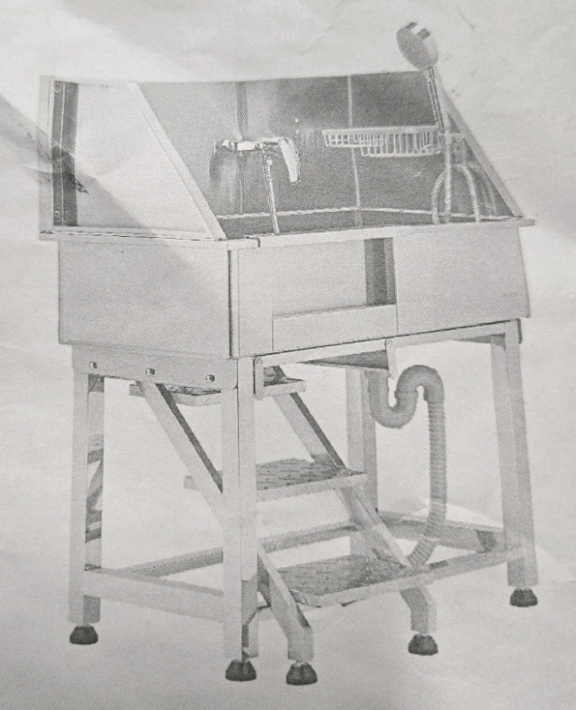 As New | Pet Grooming Stainless Steel Bathtub