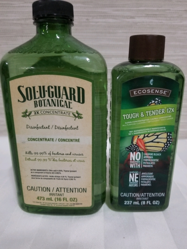 SOL-U-GUARD disinfectant & Ecosense All purpose cleaner NEW