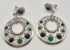 2 Vintage Brooch & Earing Sets with Earing Set and Watch Necklace - 3