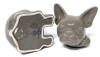 Threshold Stoneware Grey French Bulldog Frenchie Cookie Jar - 10.4" Tall - 4